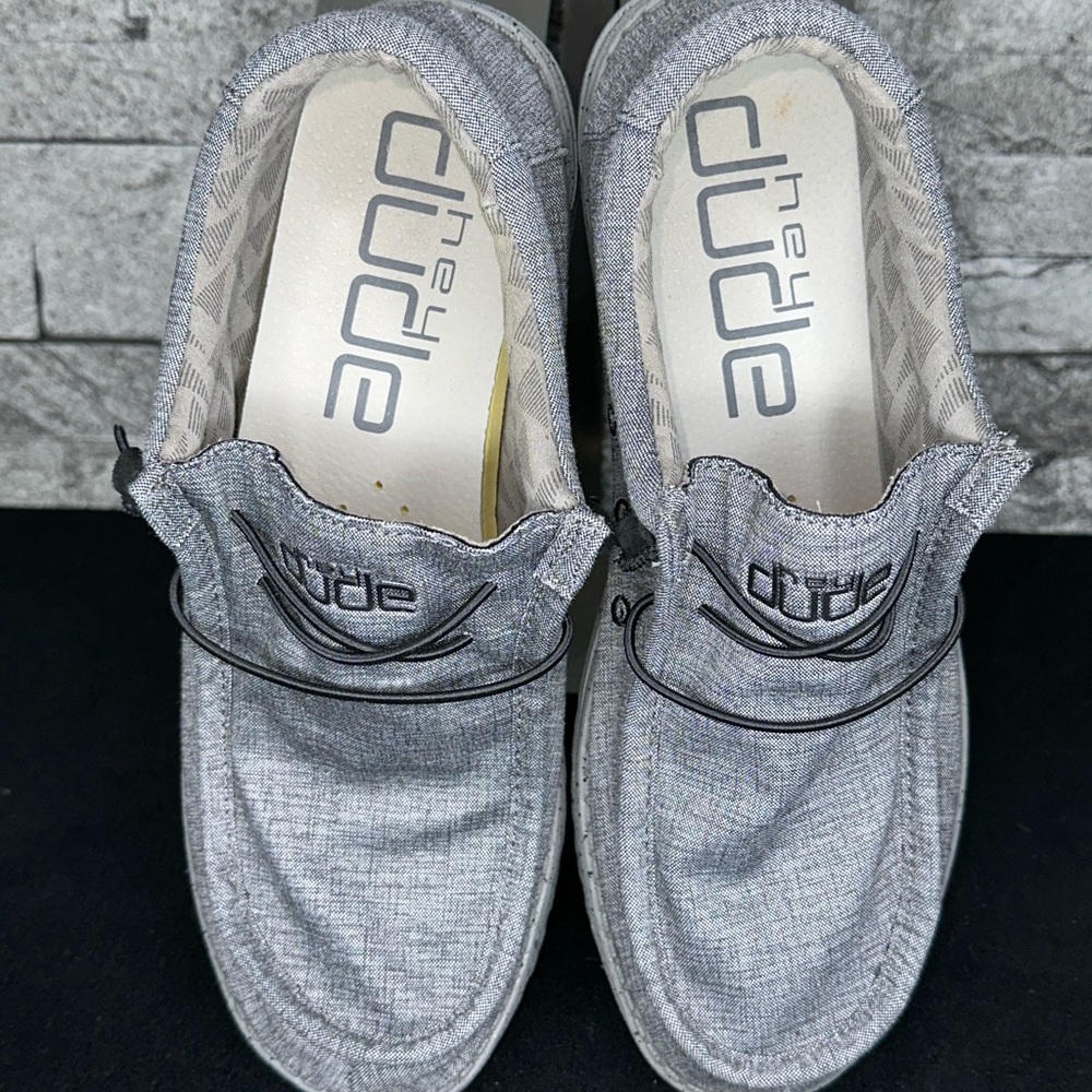 Hey Dude Shoes Wally L Stretch Steel - MNS11 - Picture 6 of 10
